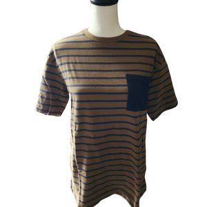 Scotch and Soda Striped Tee Shirt with Pocket